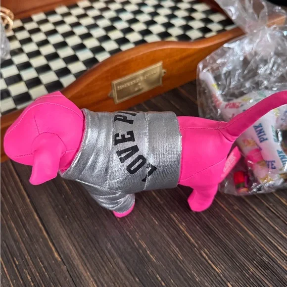 Victoria’s Secret pink dogs bundle VS DOGS pups confetti opening day dog vest - Picture 6 of 13